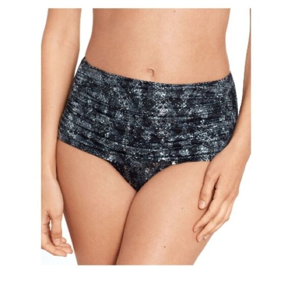 MIRACLESUIT Women's Dragonstone Norma Jean Shirred Tummy-Control Swim Bottoms - Picture 6 of 10